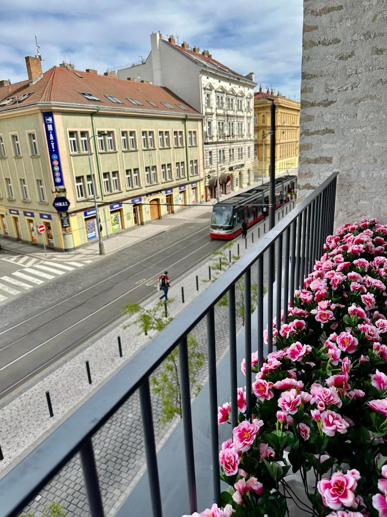 Sunny Apartment In Smichov, Prague 5 Exteriör bild